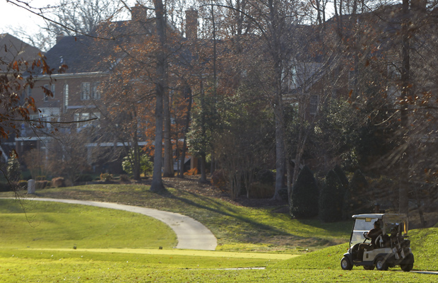 GOOD LIFE: Suburbs such as Potomac, Maryland, have thrived along with government lobbyists, who reported $3.3 billion in fees last year. REUTERS/Gary Cameron