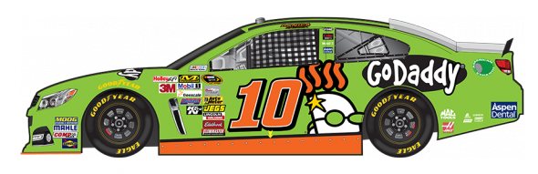 No. 10 Danica Patrick (Courtesy of NASCAR.com)