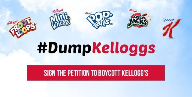 dumpkelloggs-1_small Dump Kellogg Trends Number 1 on Twitter Following Breitbart Boycott #DumpKelloggs Activism  