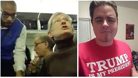 liberalwoman_small Passengers Cheer as Police Toss Anti-Trump Bully from Plane News  