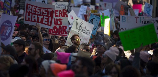 vaginahats_small Why Those Who Wear ‘P***yhats’ Will Help Re-Elect Trump Election  