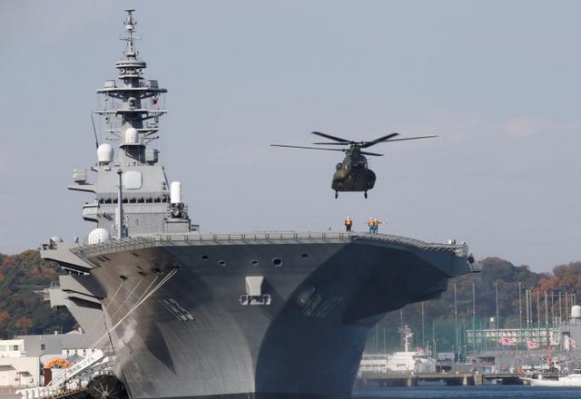 jmsdf_small Japan plans to send largest warship to South China Sea Asia  