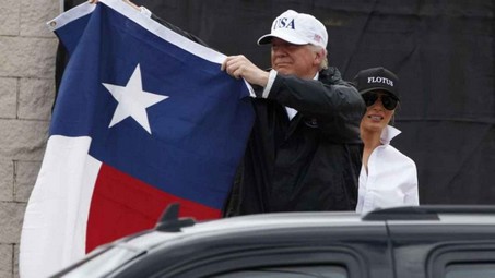 potusflotusintex_small Trump’s Presidential Grace and Class in Texas Trump  